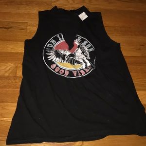 V cut Fashion Nova Sleeveless Tee